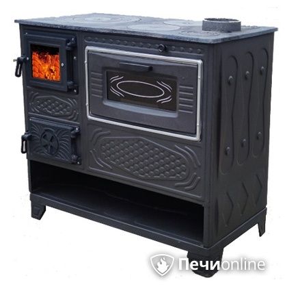 Отопительно-варочная печь МастерПечь ПВ-05С с духовым шкафом, 8.5 кВт в Берёзовском